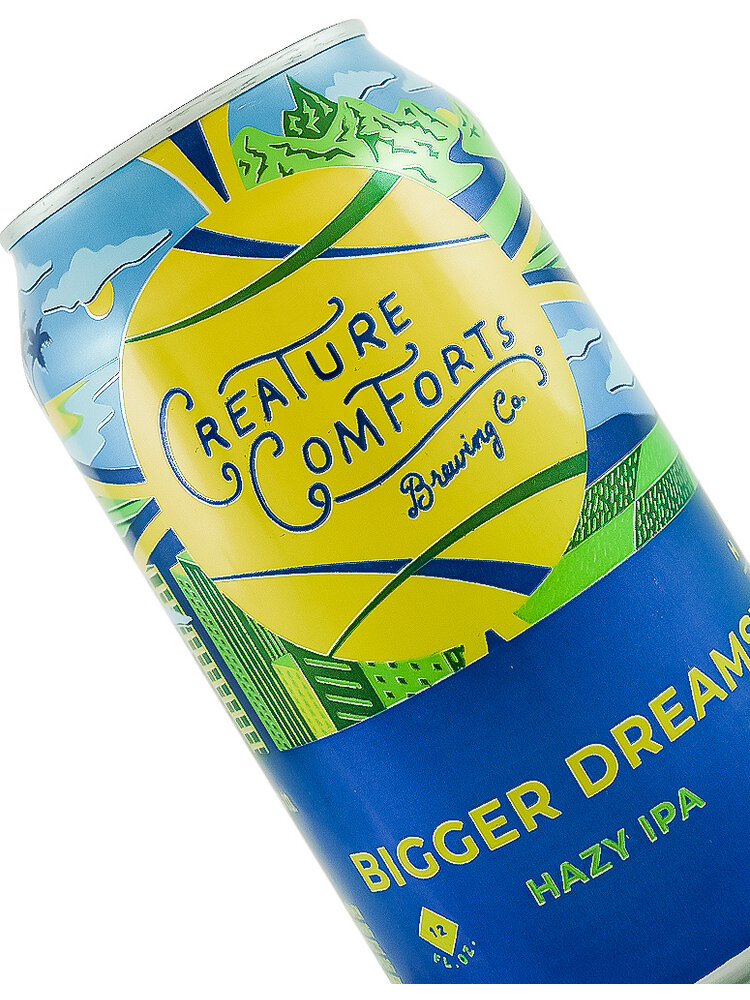 Creature Comforts Brewing "Bigger Dreams" Hazy IPA 12oz can - Los Angeles, CA