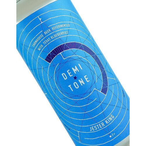 Jester King Brewery "Demi Tone" Farmhouse Beer Refermented 16oz can - Austin, TX