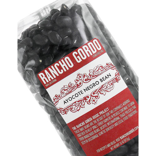 Rancho Gordo Ayocote Negro Beans 16oz, Napa, California