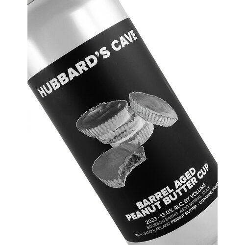 Hubbard's Cave "Peanut Butter Cup" Bourbon Barrel Aged Imperial Stout 16oz can - Niles, IL