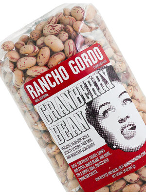 Rancho Gordo "Classic" Cranberry Bean 16oz Bag, Napa, California