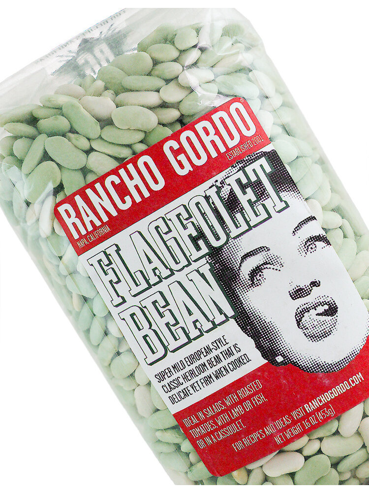 Rancho Gordo Flageolet Beans 16oz, Napa, CA