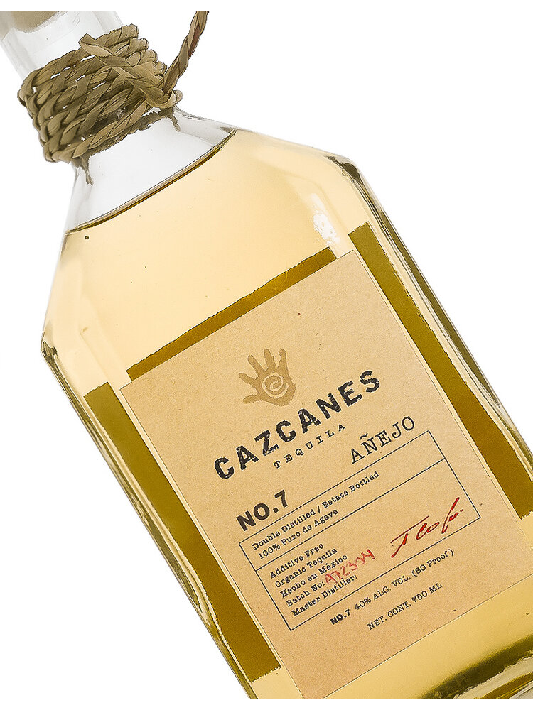 Cazcanes "No. 7" Tequila Anejo Double Distilled Estate Bottled