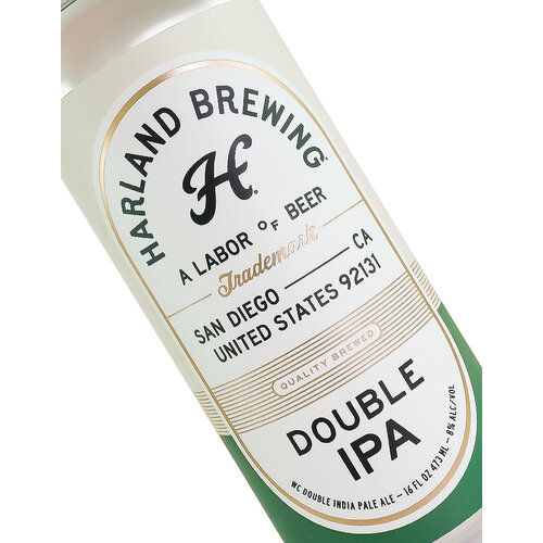 Harland Brewing "Double IPA" WC Double India Pale Ale 16oz can - San Diego, CA