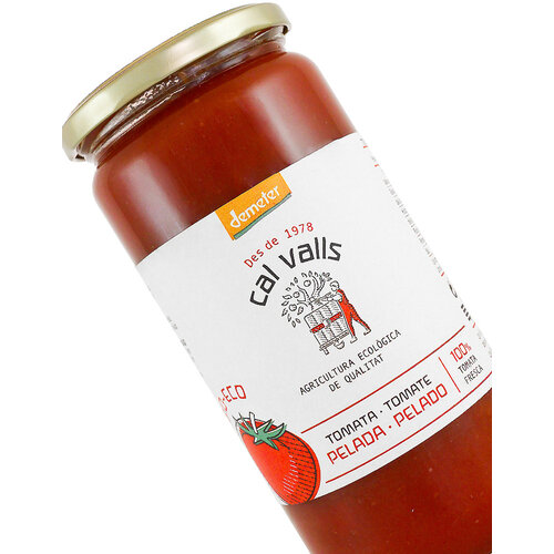 Demeter "Cal Valls" Whole Peeled Tomatoes 23.3oz Jar, Spain