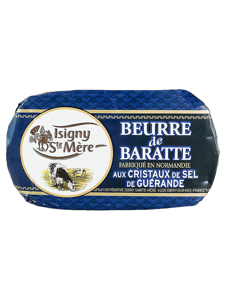 Isigny Ste Mere Salted Butter Bar 8.8oz "Beurre de Baratte", France