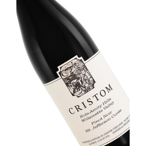 Cristom 2022 Pinot Noir, Mt. Jefferson Cuvee, Eola-Amity Hills, Willamette Valley