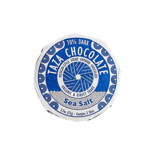 Taza Sea Salt Chocolate Mexican-Style Stone Ground Chocolate 2.7oz Disc, Somerville, Massachusetts