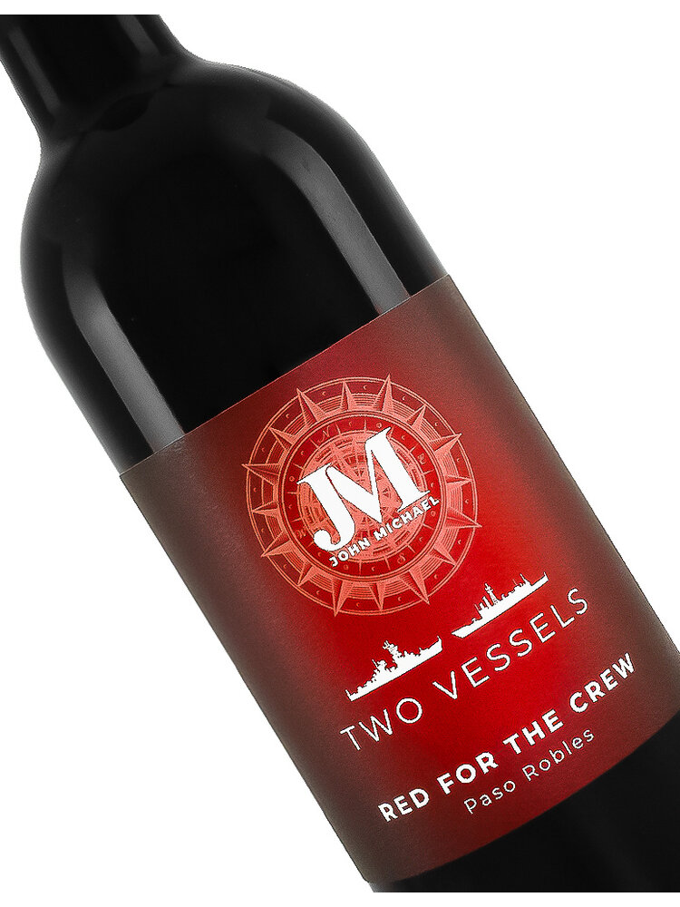 John Michael "Two Vessels" 2023 "Red For The Crew" Red Blend, Paso Robles