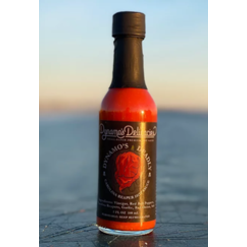 Dynamo's Dills "Deadly" Hot Sauce 5oz Bottle