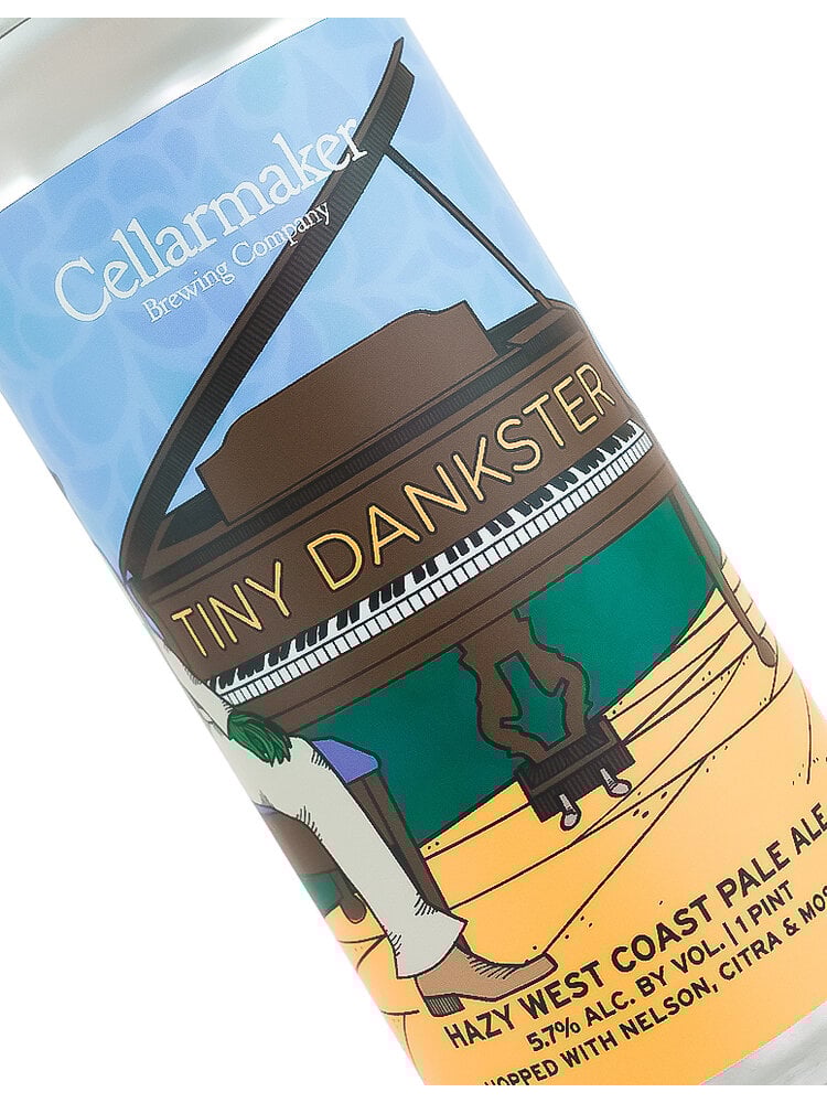 Cellarmaker Brewing "Tiny Dankster" Hazy West Coast Pale Ale 16oz Can - Oakland, CA