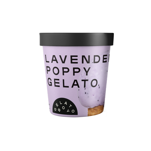 Gelato Boy "Lavender Poppy" Gelato 1 Pint, Boulder, Colorado