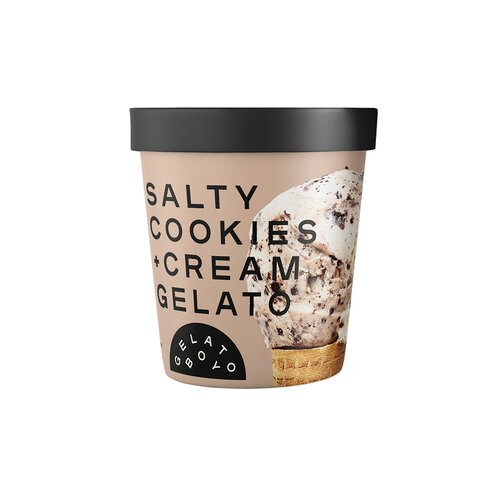 Gelato Boy "Salty Cookies & Cream" Gelato 1 Pint, Boulder, Colorado