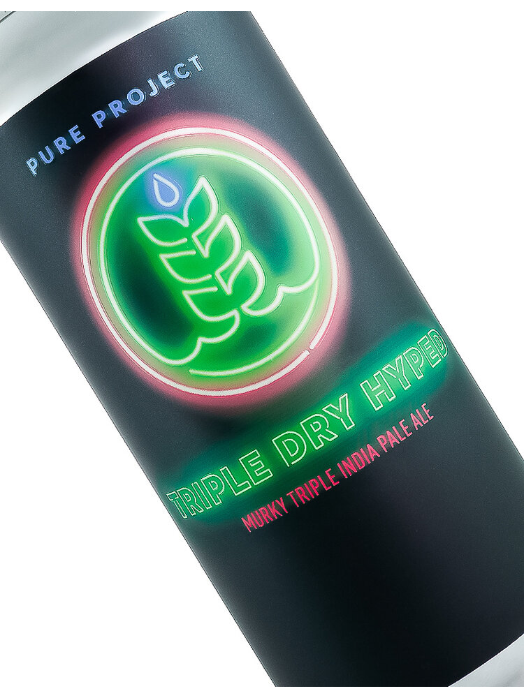 Pure Project "Triple Dry Hyped" Murky Triple India Pale Ale 16oz Can - San Diego, CA