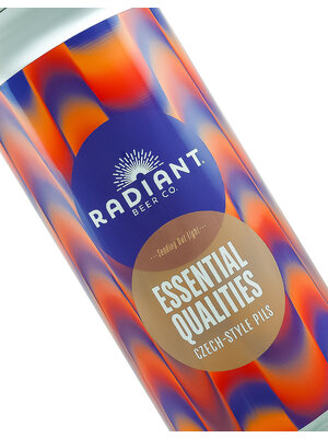 Radiant Beer Co. "Essential Qualities" Czech-Style Pilsner 16oz can - Anaheim, CA
