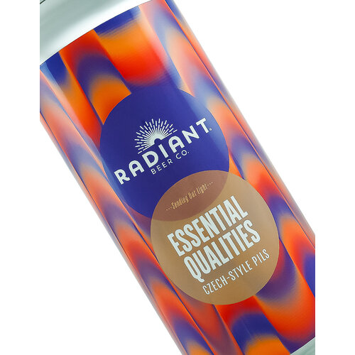 Radiant Beer Co. "Essential Qualities" Czech-Style Pilsner 16oz can - Anaheim, CA