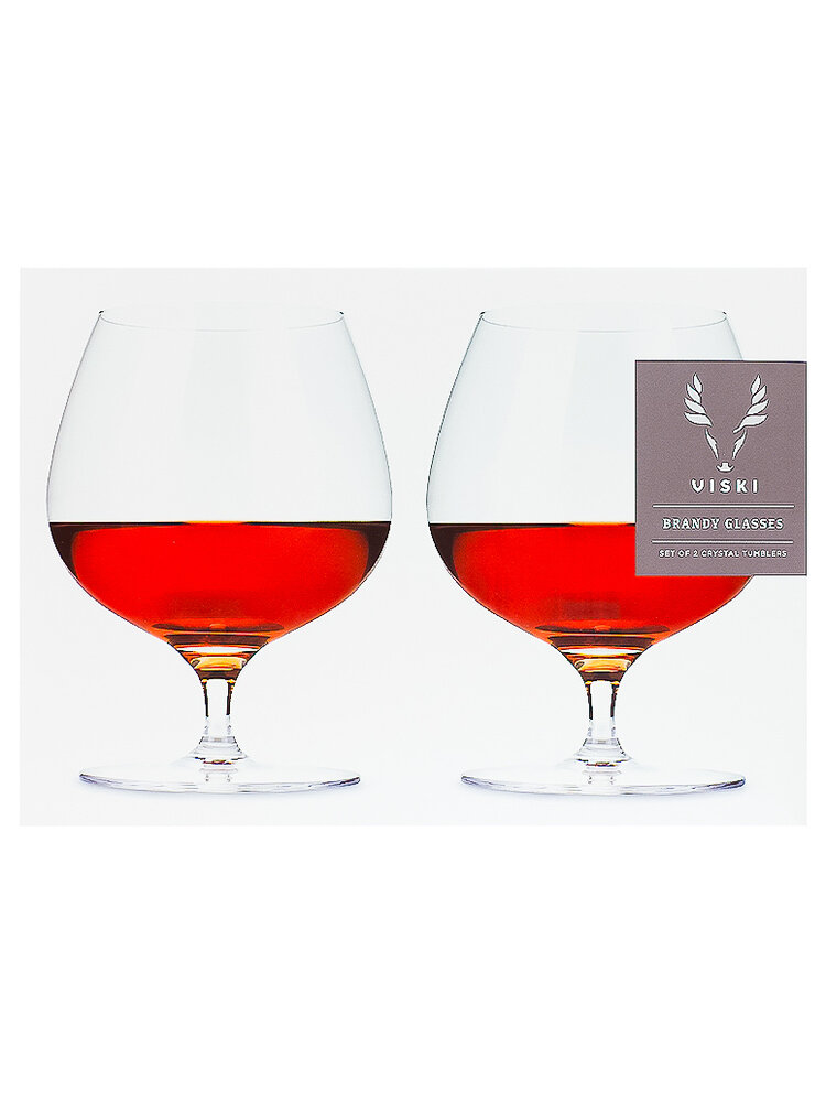 Viski "Wingback" Brandy Glasses Set of 2