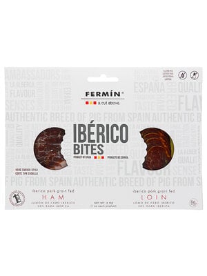 Fermin Iberico "Bites" Park Grain Fed Ham & Loin Sliced 2oz, Spain