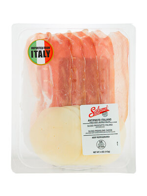 Salumi Antipasto Italiano Sliced Prosciutto & Sliced Provolone Cheese 4oz, Italy