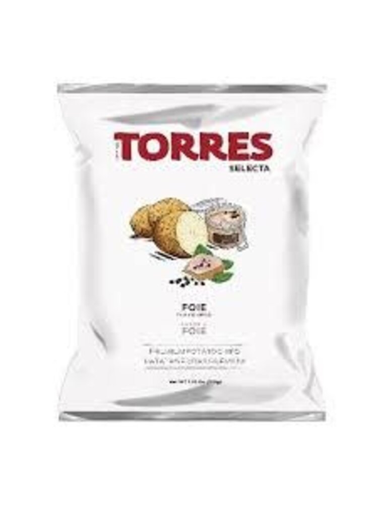Torres "Foie Gras" Flavored Potato Chips 1.76oz Bag, Spain
