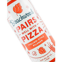 Beachwood Brewing "Pairs Well With Pizza" Italian-Style Pilsner 16oz Can - Huntington Beach, CA