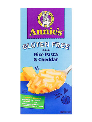 Annie's Gluten Free Rice Pasta & Cheddar 6oz Box,