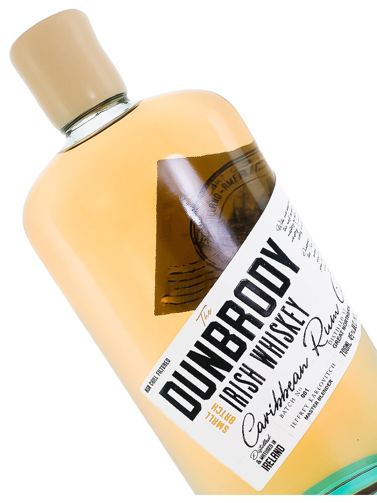 Dunbrody Irish Whiskey Caribbean Rum Cask 700ml Bottle