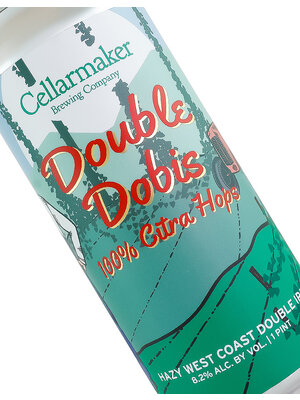 Cellarmaker Brewing "Double Dobis" Hazy West Coast Double IPA 16oz Can - Oakland, CA