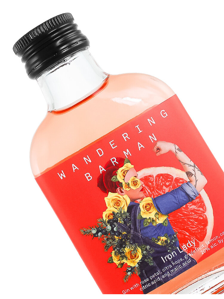 Wandering Barman "Iron Lady" Gin 100ml Bottle