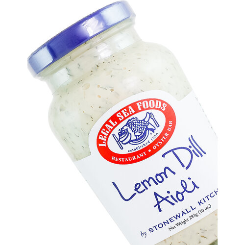 Legal Sea Foods Lemon Dill Aioli 10oz Jar, Maine