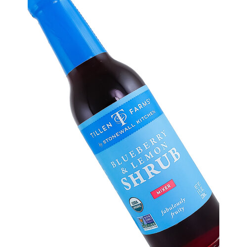 Tillen Farms Blueberry & Lemon Shrub Mixer 8oz Bottle, Maine Tillen Farms Blueberry & Lemon Shrub Mixer 8oz Bottle, Maine