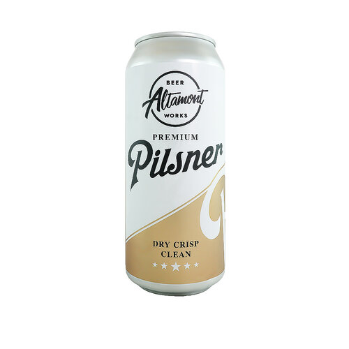 Altamont Beer Works "Premium" Pilsner 16oz can - Livermore, CA