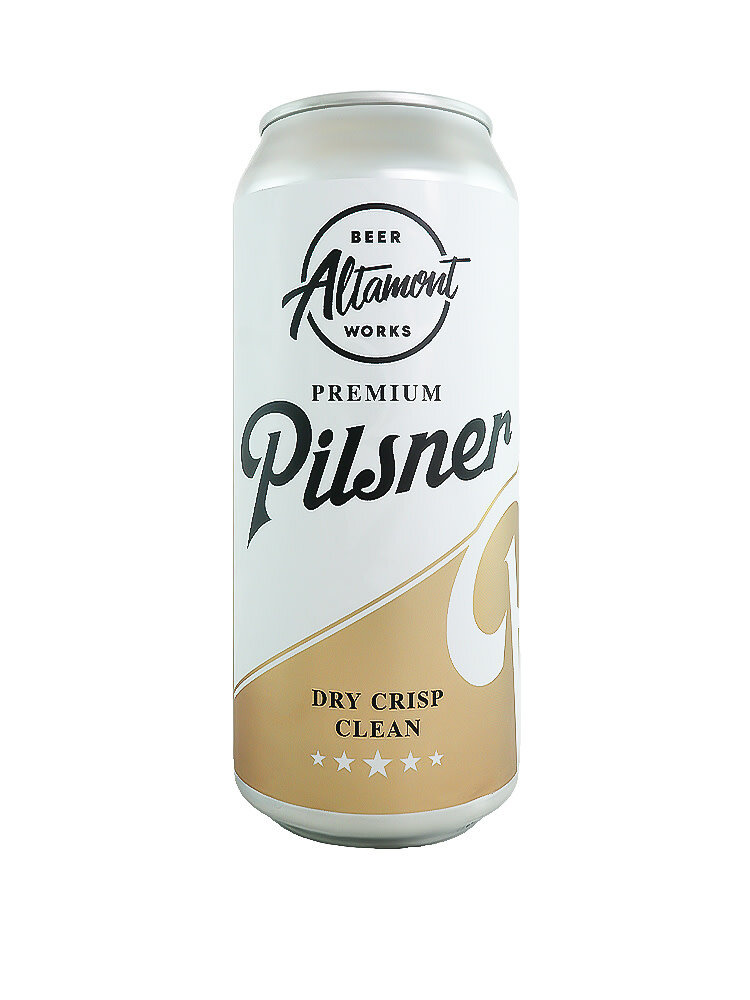 Altamont Beer Works "Premium" Pilsner 16oz can - Livermore, CA
