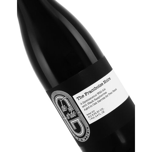 de Garde Brewing "The Framboise Noire" Wild Ale 750ml bottle - Tillamook, OR