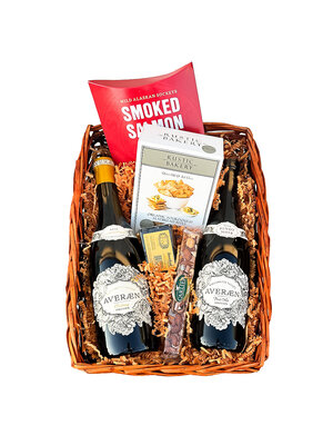 "Oregon Fantasy" Averaen Pinot Noir & Chardonnay Two-Bottle Gift Basket