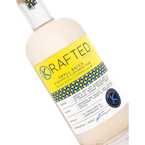 Krafted Spirits "Pineapple" Flavored Small Batch Rum Krafted Spirits "Pineapple" Flavored Small Batch Rum