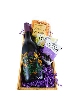 "Wildflower" J. Lohr Valdiguie Single-Bottle Gift Basket