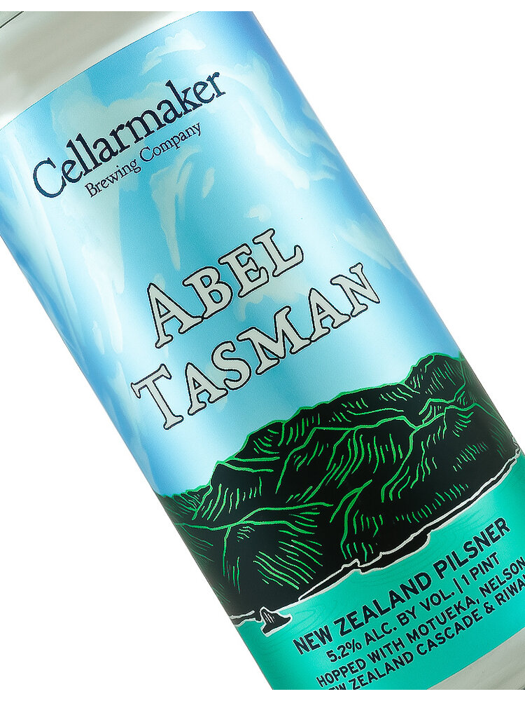 Cellarmaker Brewing "Abel Tasman" New Zealand Pilsner 16oz can - Oakland, CA