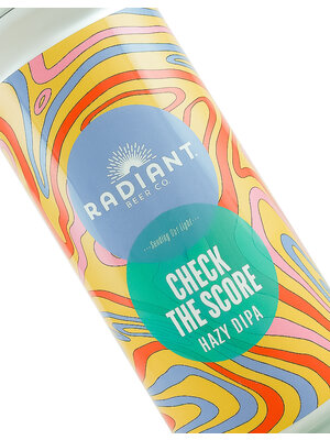 Radiant Beer Co. "Check The Score" Hazy DIPA 16oz can - Anaheim, CA