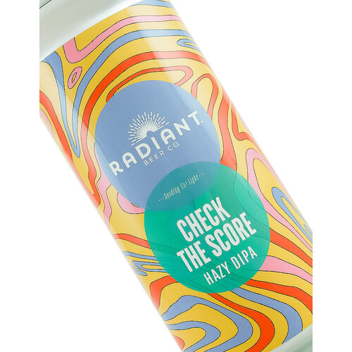 Radiant Beer Co. "Check The Score" Hazy DIPA 16oz can - Anaheim, CA
