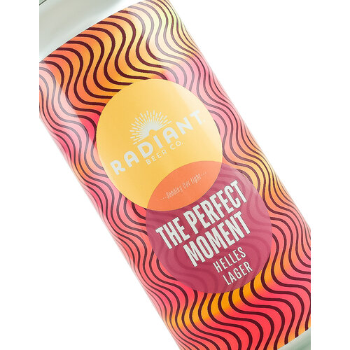 Radiant Beer Co. "The Perfect Moment" Helles Lager 16oz can - Anaheim, CA
