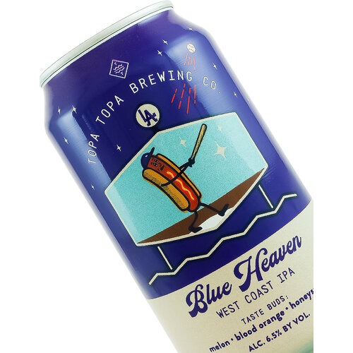 Topa Topa Brewing "Blue Heaven" West Coast IPA 12oz can - Ventura, CA