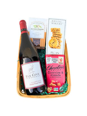 "Pacific Northwest" Elk Cove Pinot Noir Single Bottle Gift Basket