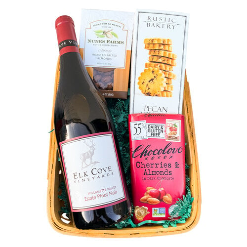 "Pacific Northwest" Elk Cove Pinot Noir Single Bottle Gift Basket