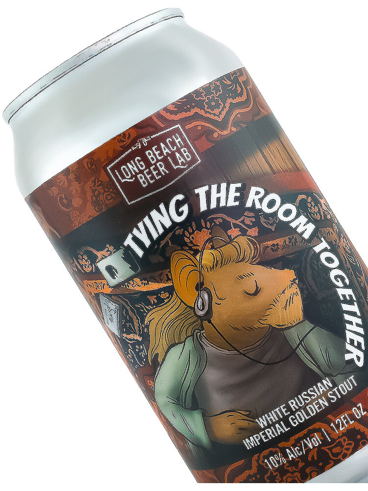 Long Beach Beer Lab "Tying The Room Together" White Russian Imperial Golden Stout 12oz can - Long Beach, CA