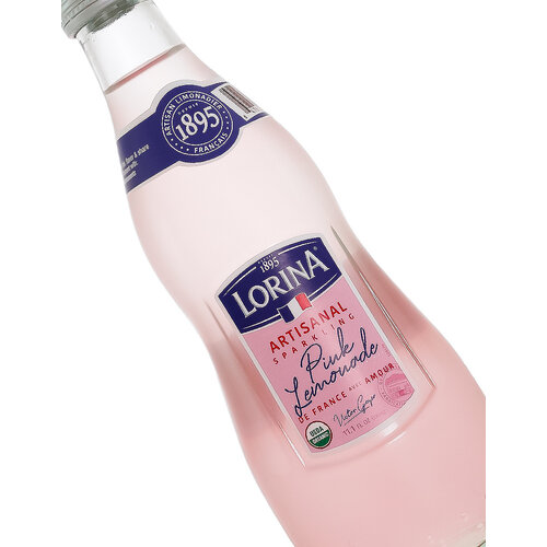 Lorina "Pink Lemonade" Sparkling Drink 11.1oz Bottle, France