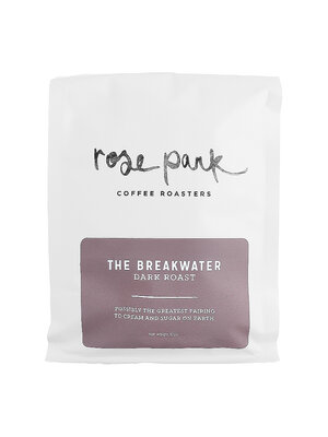 Rose Park Coffee Roasters - "The Breakwater" Dark Roasted Whole Bean Coffee 12oz. Bag Long Beach, CA