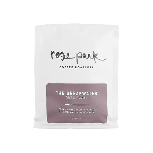 Rose Park Coffee Roasters - "The Breakwater" Dark Roasted Whole Bean Coffee 12oz. Bag Long Beach, CA