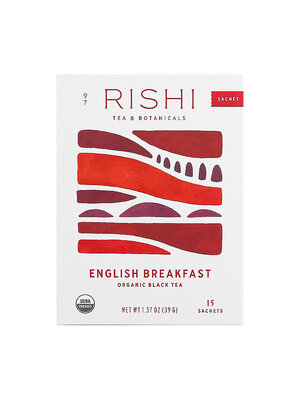 Rishi Tea & Botanicals "English Breakfast" Organic Black Tea, 15 Sachets, Milwaukee, Wisconsin