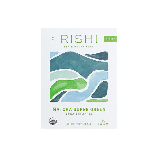 Rishi "Matcha Super Green" Organic Green Tea, 15 Sachets, Milwaukee, Wisconsin